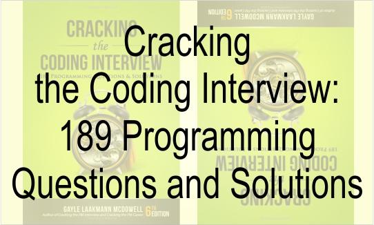 Cracking the Coding Interview