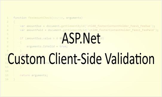 Client-Side Validation