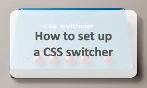 How to set up a CSS switcher