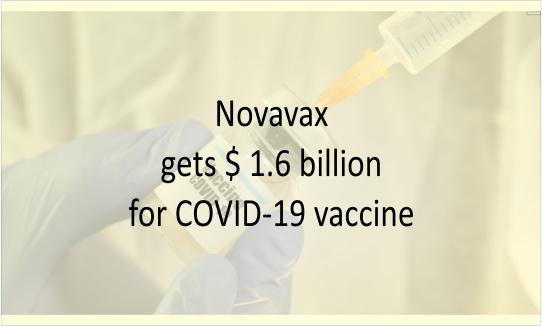Novavax gets funds for vaccine